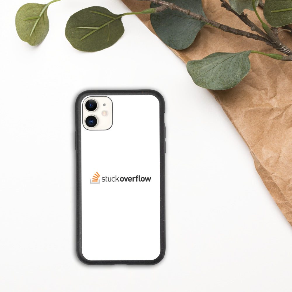 StuckOverflow // Accurate Logo - Biodegradable phone case